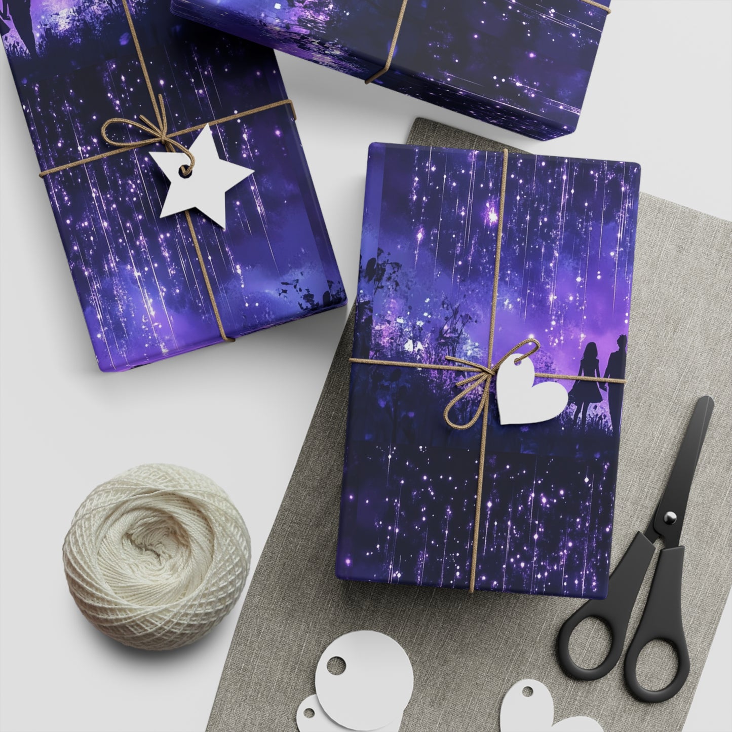 Starfall Wrapping Paper – Feyre & Rhysand ACOTAR Gift Wrap