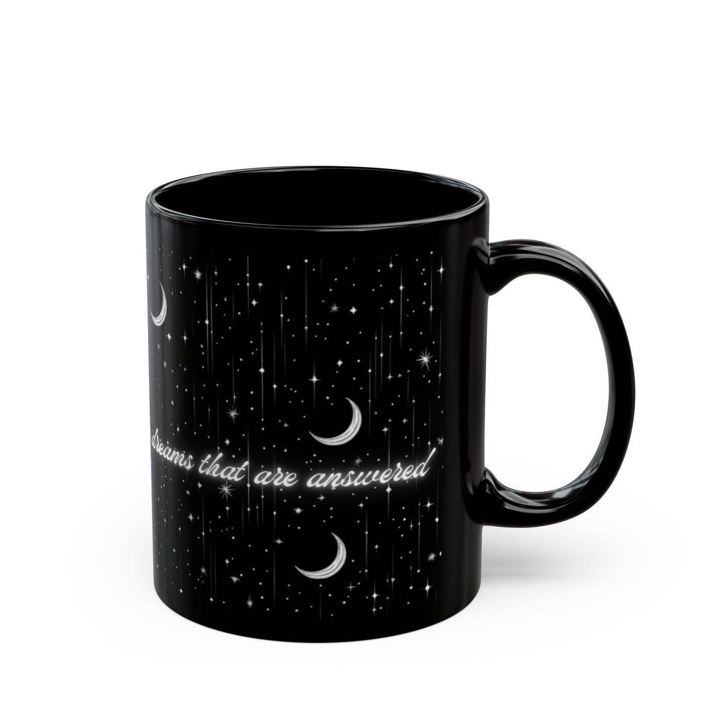 “To the Stars Who Listen” Mystical Night Sky Mug – Celestial and Dreamy Design (11oz)