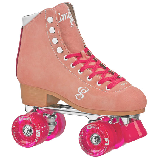 Candi Girl Carlin Quad Roller Skates – Suede, Comfortable, Durable, Perfect for Beginners